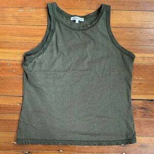 NWOT Cotton Citizen green tank top